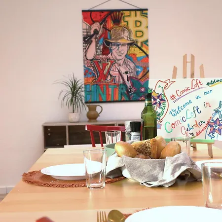 Ferienwohnung #comicloft In Gehrden - Wlan - Kuche - Zentral Aber Ruhig Διαμέρισμα